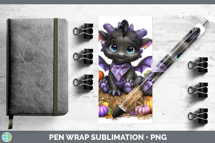 Animals Halloween Dragon Pen Wrap Sublimation Pen Designs