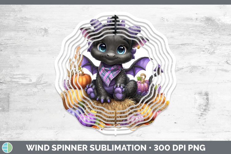 Animals Halloween Dragon Wind Spinner Sublimation Spinner De