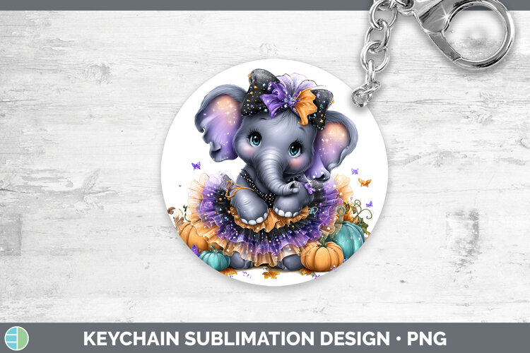 GorgeousAnimals Halloween Keychain design.