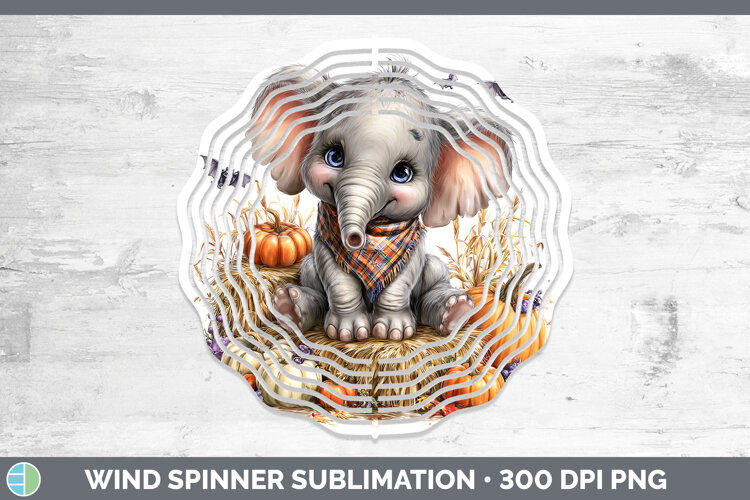 GorgeousAnimals Halloween Wind Spinner design.