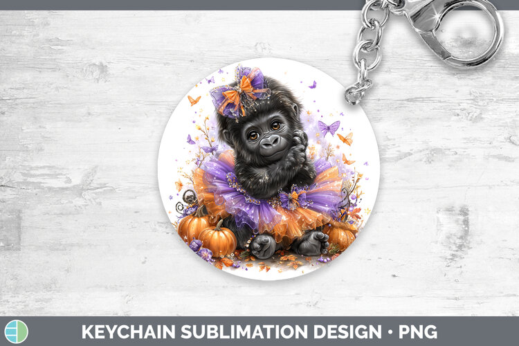GorgeousAnimals Halloween Keychain design.