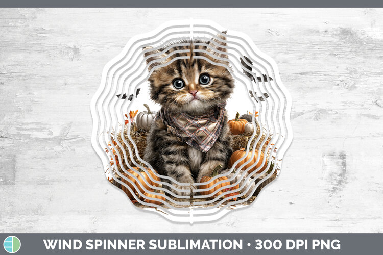 GorgeousAnimals Halloween Wind Spinner design.