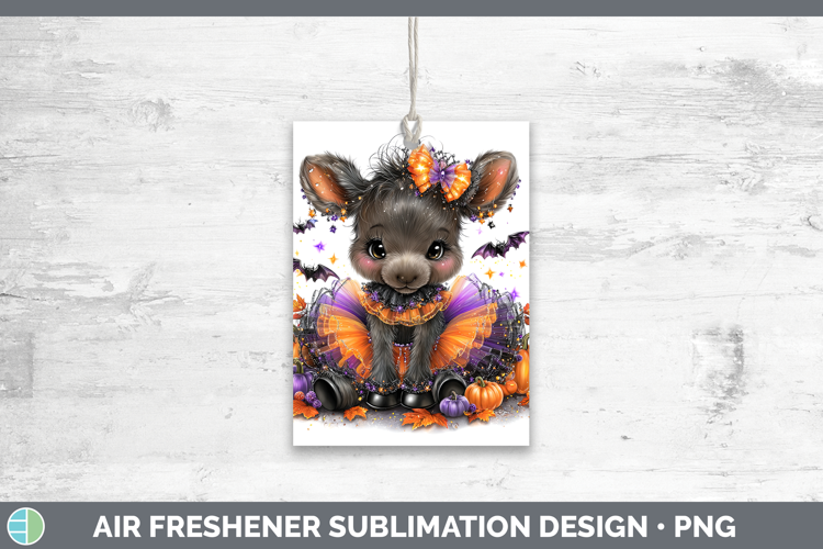 Animals Halloween Moose Air Freshener Sublimation Car Freshe
