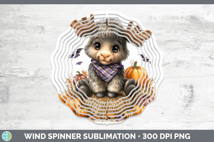 Animals Halloween Moose Wind Spinner Sublimation Spinner Des