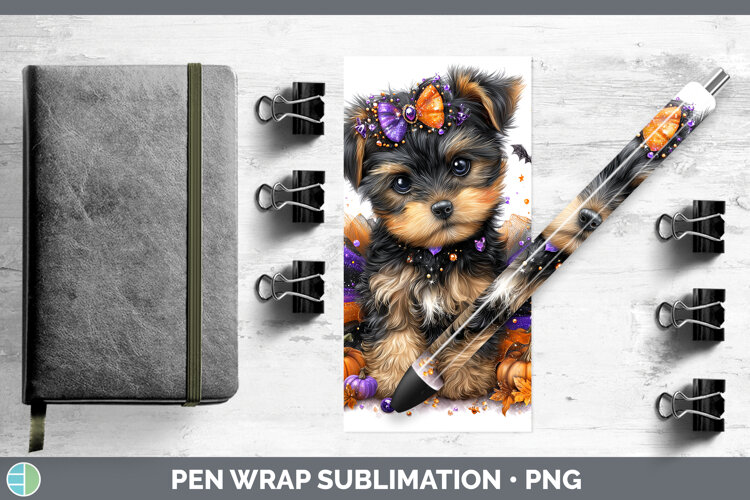 GorgeousAnimals Halloween Pen Wrap design.