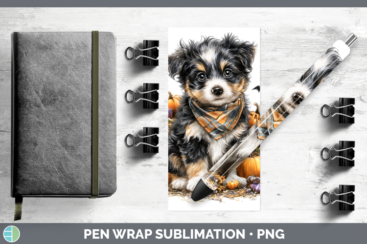 Animals Halloween Puppy Pen Wrap Sublimation Pen Designs