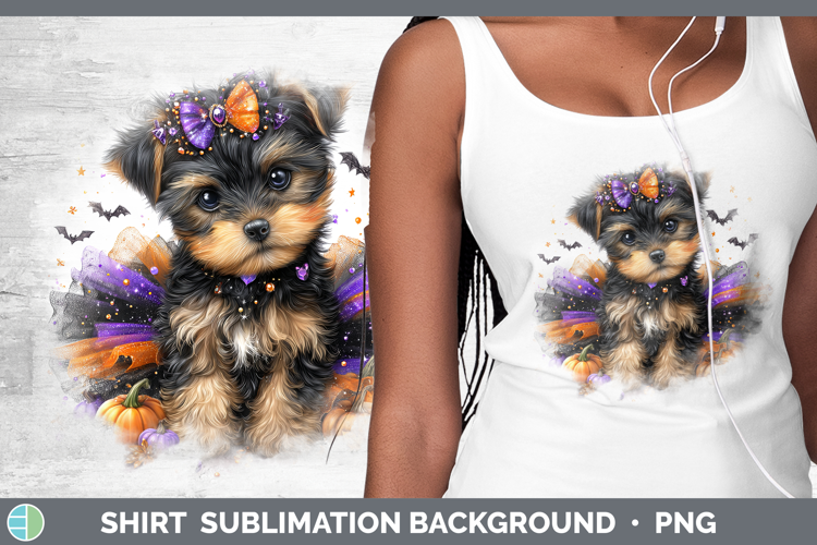 Animals Halloween Puppy Shirt Sublimation Background Designs