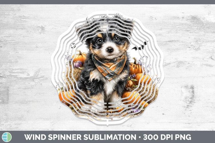 GorgeousAnimals Halloween Wind Spinner design.