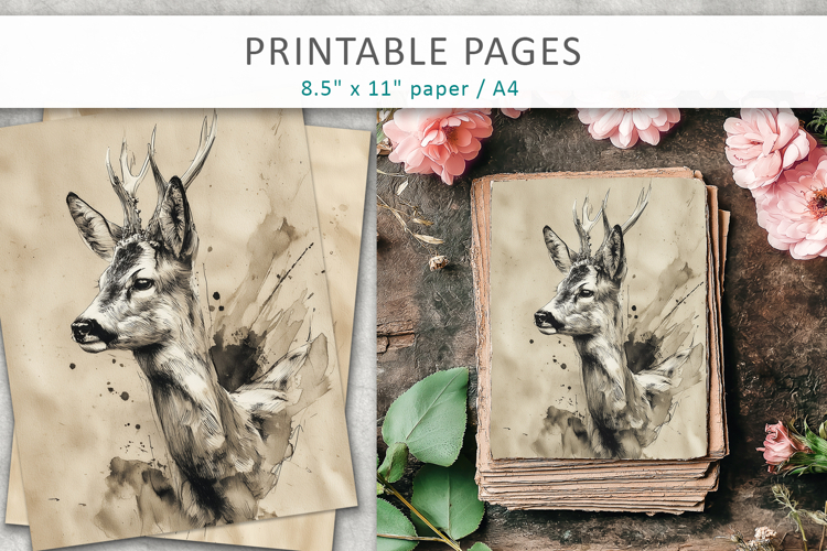 woodland animal art pages