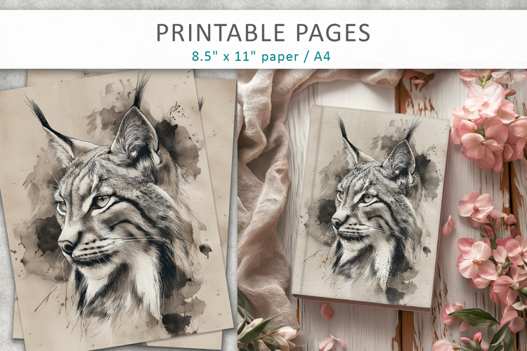 forest animal illustrations, printable art
