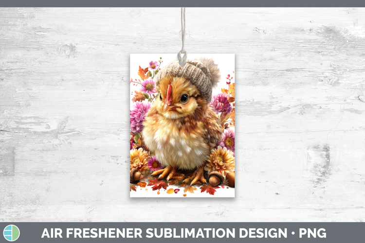Chicken Air Freshener Animals Knit Hat Sublimation Car Fresh