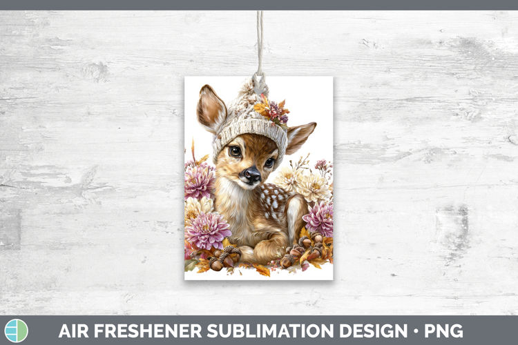 Deer Air Freshener Animals Knit Hat Sublimation Car Freshene