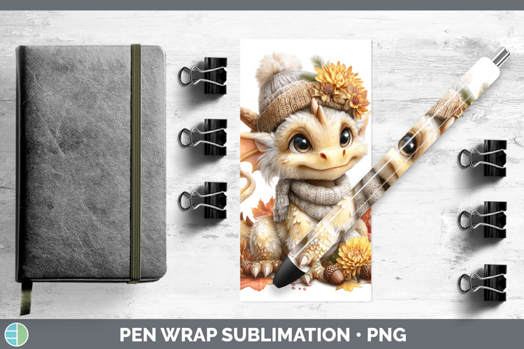 Dragon Pen Wrap Animals Knit Hat Sublimation Pen Designs