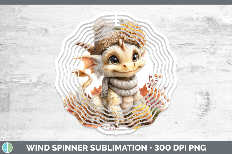 Dragon Wind Spinner Animals Knit Hat Sublimation Spinner Des