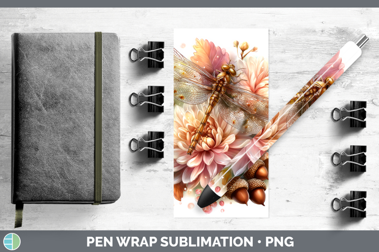 Dragonfly Pen Wrap Animals Knit Hat Sublimation Pen Designs