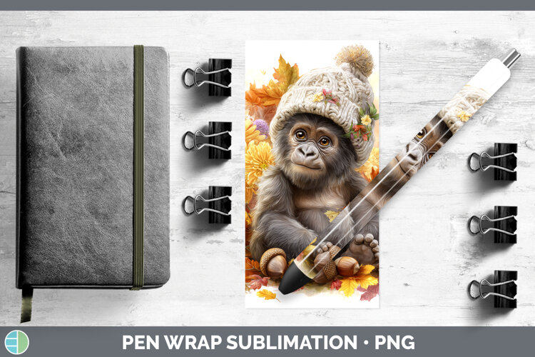 GorgeousAnimals Knit Hat Pen Wrap design.