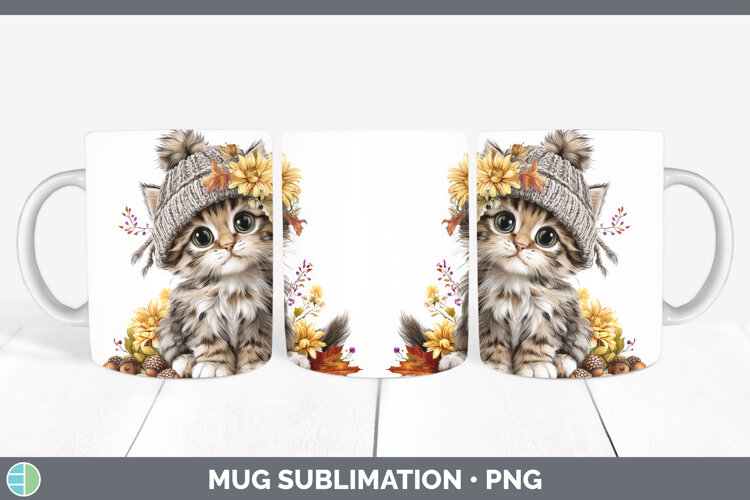 GorgeousAnimals Knit Hat Mug Wrap design.