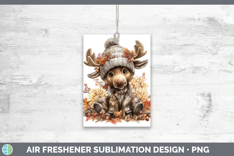 Moose Air Freshener Animals Knit Hat Sublimation Car Freshen