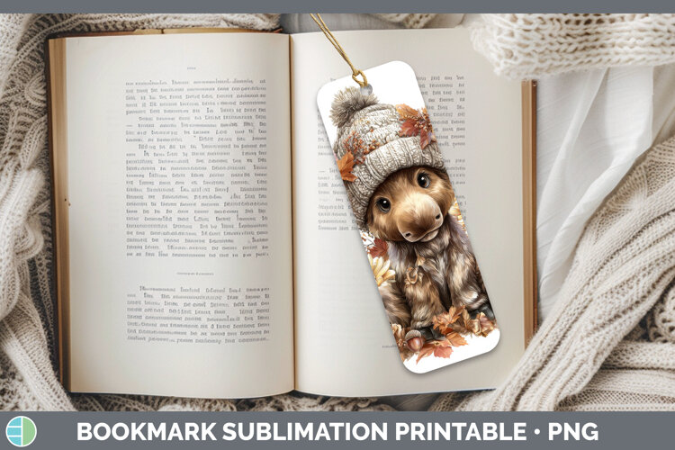 GorgeousAnimals Knit Hat Bookmark design.