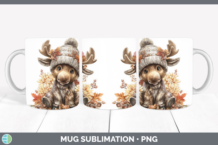 GorgeousAnimals Knit Hat Mug Wrap design.