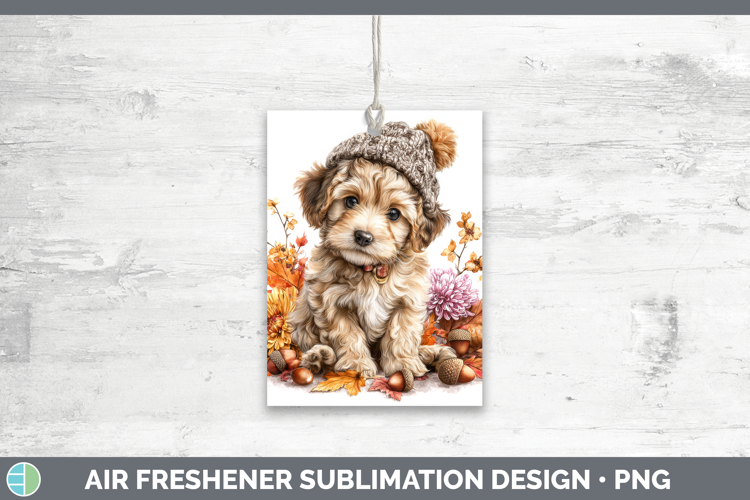 Puppy Air Freshener Animals Knit Hat Sublimation Car Freshen
