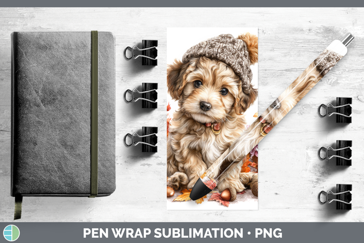 Puppy Pen Wrap Animals Knit Hat Sublimation Pen Designs