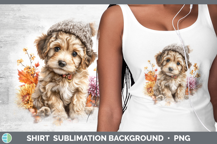 Puppy Shirt Animals Knit Hat Sublimation Background Designs