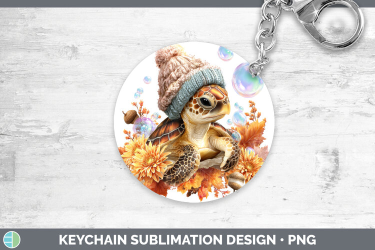 GorgeousAnimals Knit Hat Keychain design.