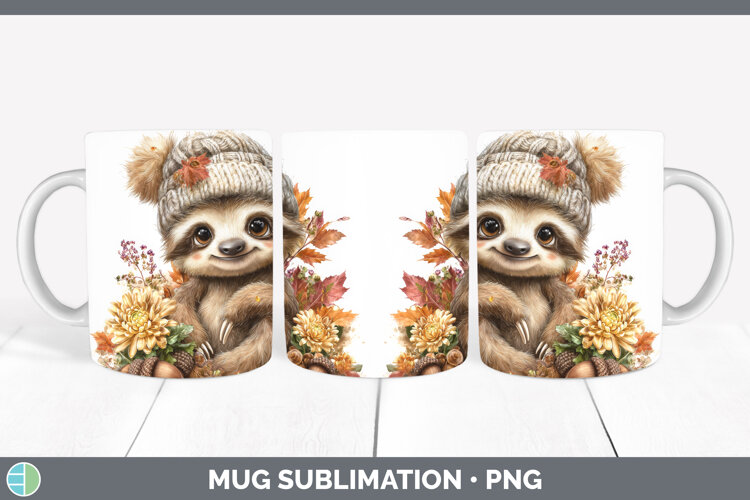 GorgeousAnimals Knit Hat Mug Wrap design.