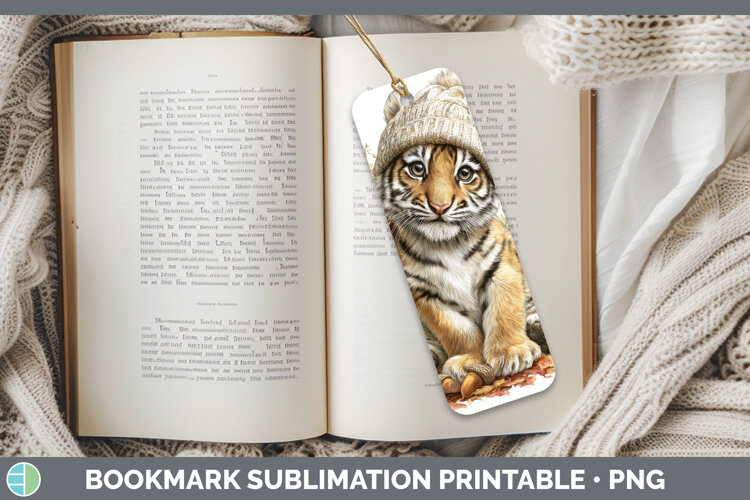 GorgeousAnimals Knit Hat Bookmark design.
