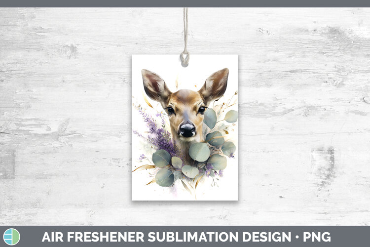 GorgeousAnimals Lavender and Eucalyptus Air Freshener design.