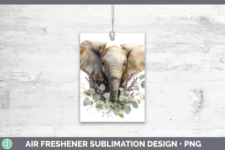 Elephant Animals Lavender and Eucalyptus Air Freshener Subli