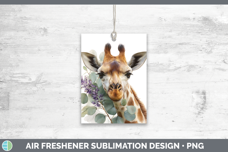 Giraffe Animals Lavender and Eucalyptus Air Freshener Sublim