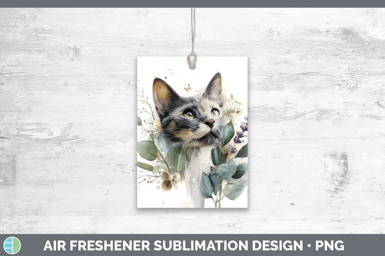 Kitten Animals Lavender and Eucalyptus Air Freshener Sublima