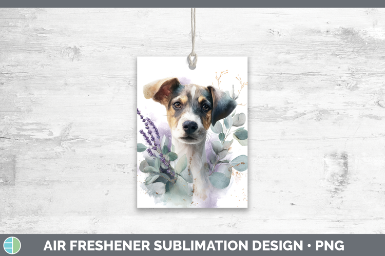 Puppy Animals Lavender and Eucalyptus Air Freshener Sublimat