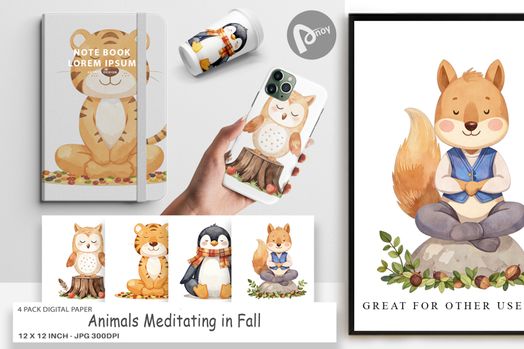 Fall Animals Clipart Image 6