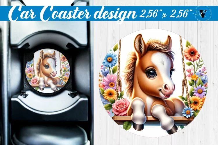 Car Coaster | Baby animals | Animals on Swings