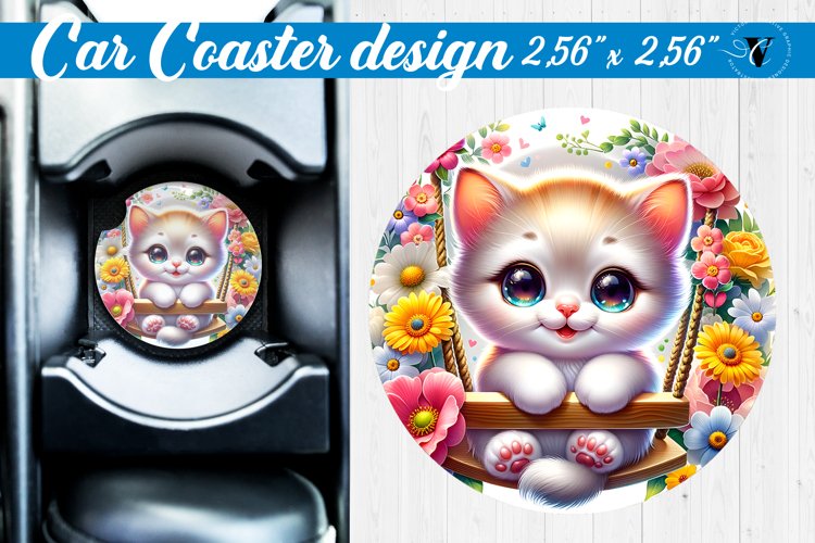 Car Coaster | Baby animals | Animals on Swings