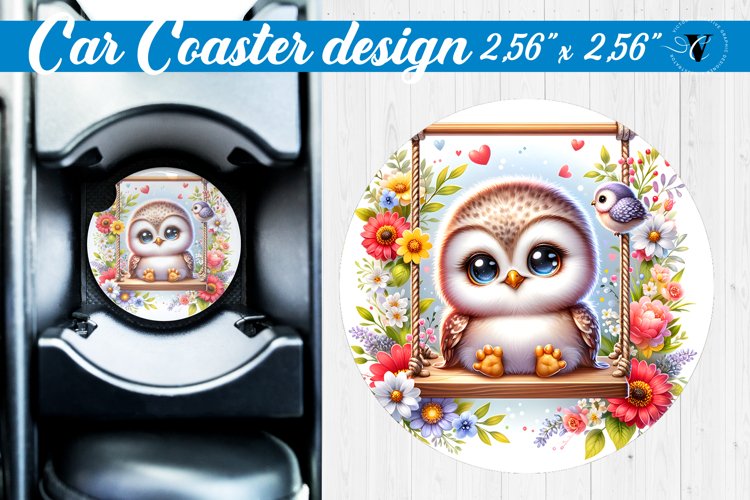 Car Coaster | Baby animals | Animals on Swings