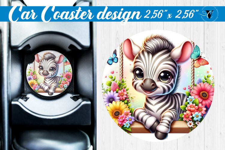 Car Coaster | Baby animals | Animals on Swings