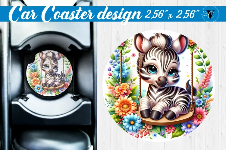 Car Coaster | Baby animals | Animals on Swings