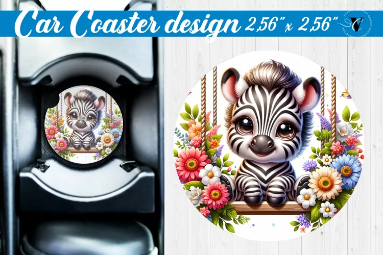 Car Coaster | Baby animals | Animals on Swings