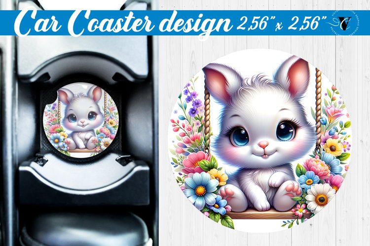 Car Coaster | Baby animals | Animals on Swings