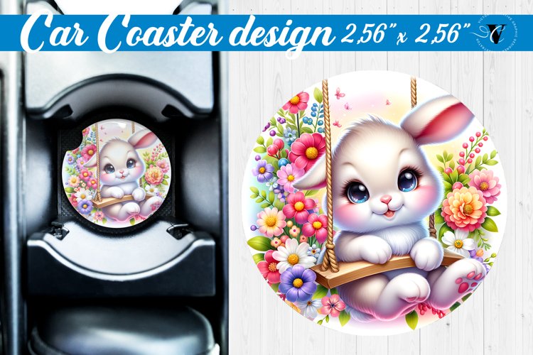 Car Coaster | Baby animals | Animals on Swings