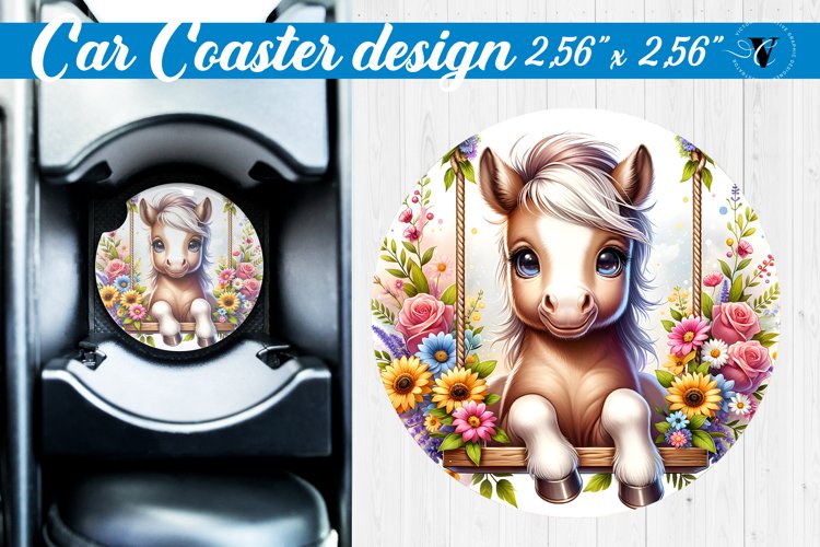 Car Coaster | Baby animals | Animals on Swings