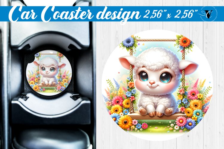Car Coaster | Baby animals | Animals on Swings