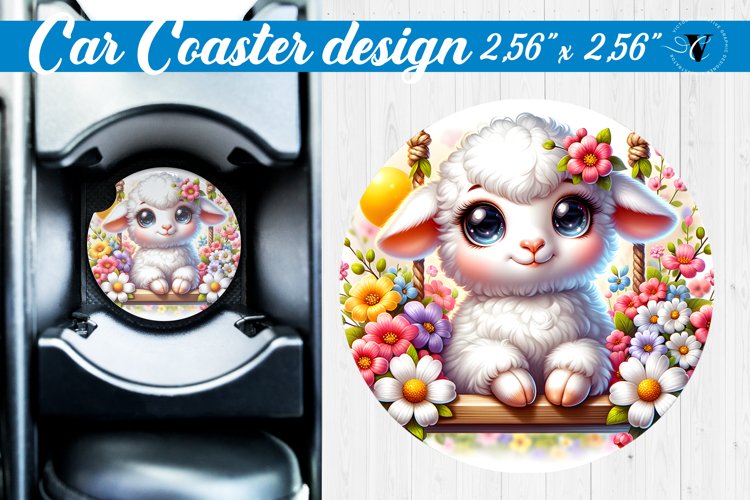 Car Coaster | Baby animals | Animals on Swings