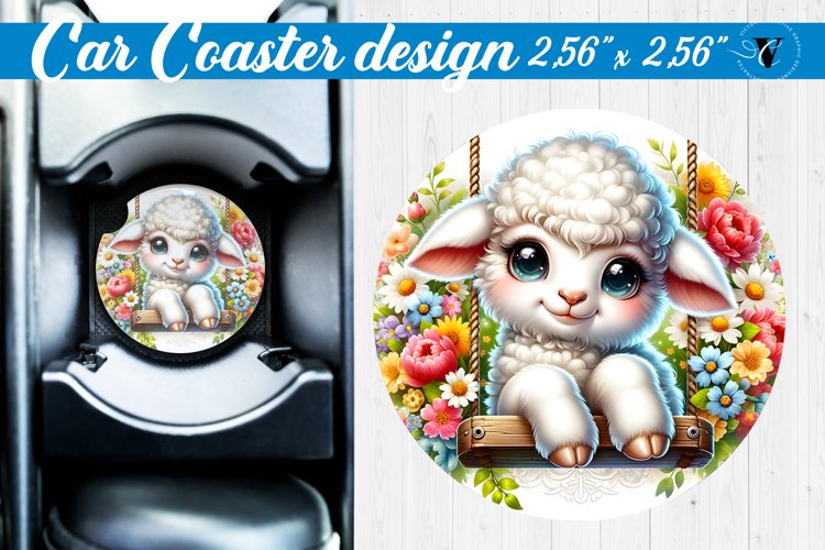 Car Coaster | Baby animals | Animals on Swings