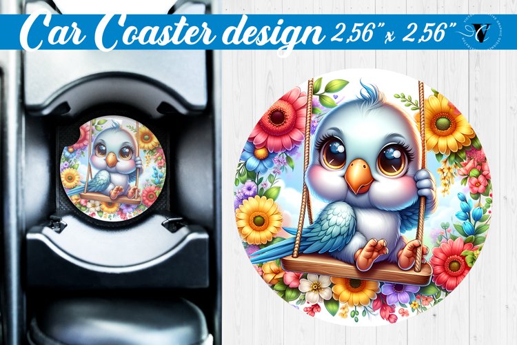 Car Coaster | Baby animals | Animals on Swings