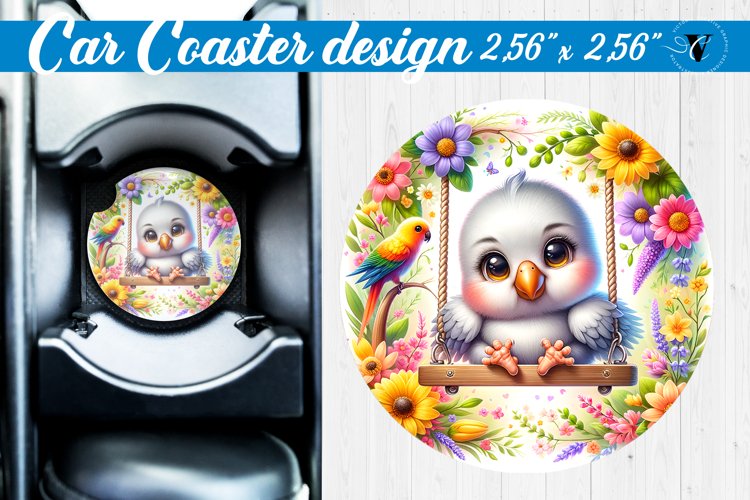 Car Coaster | Baby animals | Animals on Swings